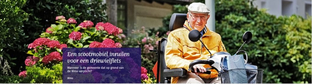 Een scootmobiel inruilen voor een driewielfiets